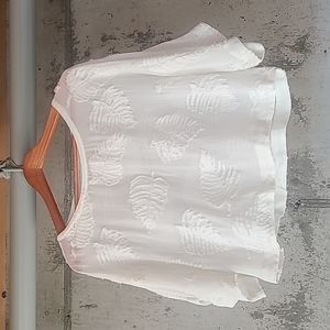 Wilfred Flowy Top with Leaf Detail